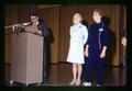 Bill Plemmons with retirees Margaret Foster and Louise Kenyon at Oregon School Employees Association meeting, Corvallis, Oregon, circa 1971