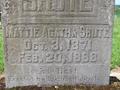 Mattie Shute Headstone, West Union Baptist Church (Hillsboro, Oregon)