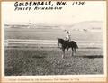 Finley Richardson at the Goldendale, Wa. Fairgrounds in 1934