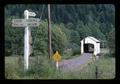 Covered bridge between Triangle Lake and Swisshome, Oregon, 1974