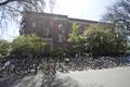 Bikes in front of Condon Hall