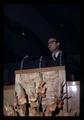 Oregon University System of Higher Education Chancellor Roy Lieuallen at OSU Faculty Day, Corvallis, Oregon, circa 1969