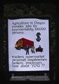 Agriculture In Oregon Provides Jobs for 100,000 Persons presentation slide, 1976