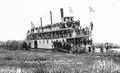 Steamer Winema with passengers at Pelican Bay, Klamath County, Oregon