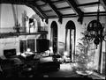 Memorial Union lounge with Christmas decorations