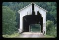 Covered bridge between Triangle Lake and Swisshome, Oregon, 1974