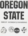 1990-1991 Oregon State University Women's Swimming Media Guide