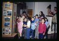 Roosevelt grade school kids looking at exhibit, Oregon State University, Corvallis, Oregon, circa 1972