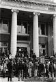 Students Gather at Johnson Hall Anti-War Protest