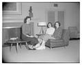 Portrait taken inside Azalea House, 1956