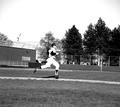 Bob Beall running the bases