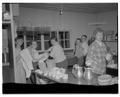 Washing dishes at Camp Tamarack, May 1958