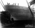 For U.S. Shipping Board, E.F.C.. Northwest Steel Company. Portland, Oregon.  Stern view of hull number 13.