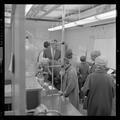 Visitors looking at lab equipment in Weniger Hall, Fall 1962