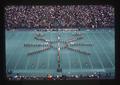 Oregon State University Marching Band in formation, Parker Stadium, Corvallis, Oregon, 1976