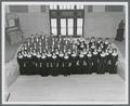 Choralaires posing in the Memorial Union, 1962-1963