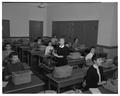 Secretarial Science class exercise, Fall 1957