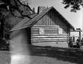 Arboretum Civilian Conservation Corps log cabin
