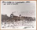 Railroad Locomotives at The Dalles - 1883
