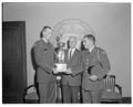 Army summer camp awards presentation, September 1961