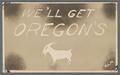 We'll get Oregon's goat sign