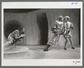 W. Paul Doughton as Caliban, J. Paul Hopkins as Stephano, and Brent Norquist as Trinculo in The Tempest, 1989