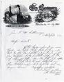 Letter from Henry Weinhard to F.W. Lutkemeier