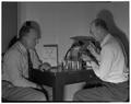 Dr. Joseph Butts and A. W. Lindquist, radioactive mosquito research, August 1952
