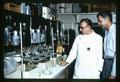 Dr. Horace B. Cheney, head of Soils Department, in Soils Department lab, 1963