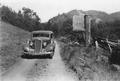 USDA car at the entrance to the Rogue River National Forest