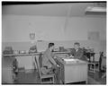 State high school principals interviewing graduates of their schools, February 1953