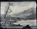 View of lake and mountains (Wallowas?)