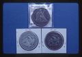 Three 1870 United States dollar coins, 1981