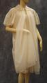 Robe of pale peach tricot nylon