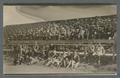 Spectators in stands, circa 1910