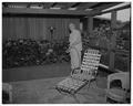 OSC Bookstore manager Paul Irvine at home, July 9, 1959