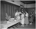 Serving refreshments at a Summer Session tea