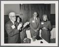 Ken and Joan Austin (at right) celebrating the launch of the Austin Family Business Program