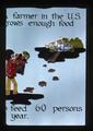 A Farmer in the US Grows Enough Food to Feed 60 Persons a Year presentation slide, 1976