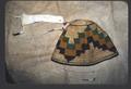 Corn husk hat with mink tassel, belonging to Verbena Green
