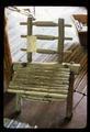 Old chair, wooden with hand cut nails