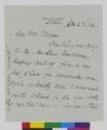 Letter to Gertrude Bass Warner from Virginia T. Lindsley (Mrs. John)