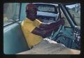 Student from Africa driving truck, Oregon State University, Corvallis, Oregon, 1975