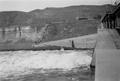 Lewiston Dam ladder and spillway