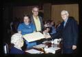 Katherine Fowler, Jean Oliver, Fred Quick and John Fowler at 90th birthday at Mid Valley Coin Club, Corvallis, Oregon, circa 1973