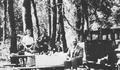 Walter Brown family camping near the McKenzie River