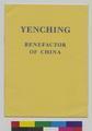 Yenching Benefactor of China' booklet
