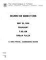 Urban League of Portland Meeting Minutes, 1998