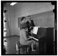 Music Department faculty Joseph Brye, Mary Ann Megale, and Paula Schmidt, February 1964