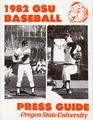Oregon State University Baseball press guide, 1982